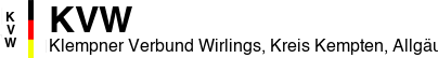 Klempner Verbund Wirlings, Kreis Kempten, Allgäu