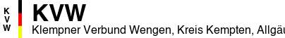 Klempner Verbund Wengen, Kreis Kempten, Allgäu