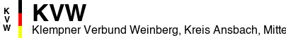 Klempner Verbund Weinberg, Kreis Ansbach, Mittelfranken