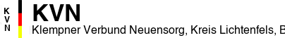 Klempner Verbund Neuensorg, Kreis Lichtenfels, Bayern