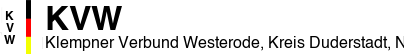 Klempner Verbund Westerode, Kreis Duderstadt, Niedersachsen