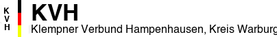 Klempner Verbund Hampenhausen, Kreis Warburg, Westfalen